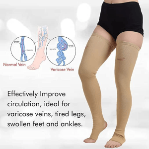 Support tights and compression stockings
